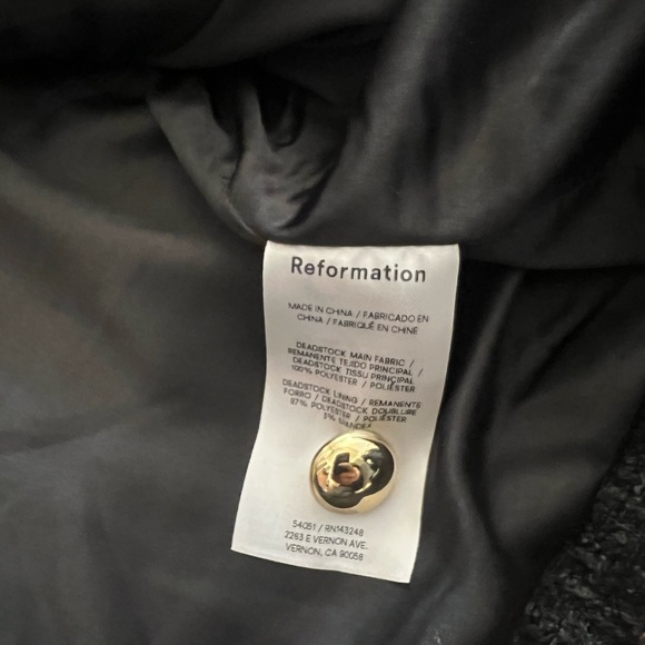 NEW Reformation Poppy Jacket - Picture 14 of 16